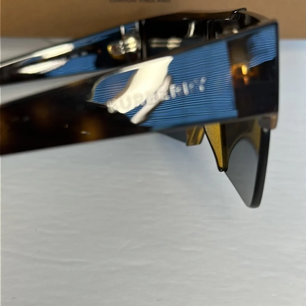 New- Burberry Sunglasses Men's B-4291 3002/87 Dark Havana/Dark Grey 38-138-140